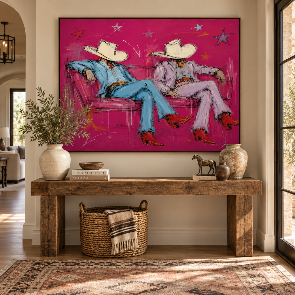 ARBYNART POP Art | Magenta Twilight of the Neon West