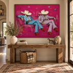 ARBYNART POP Art | Magenta Twilight of the Neon West