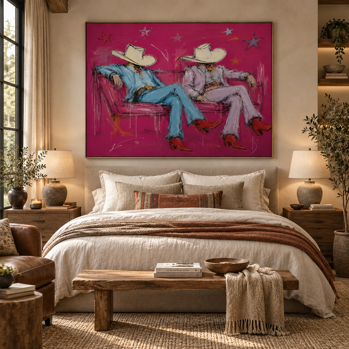 ARBYNART POP Art | Magenta Twilight of the Neon West