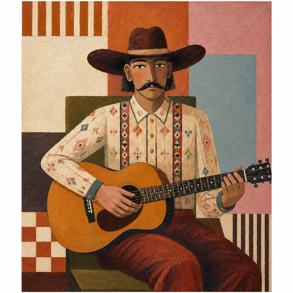 ARBYNART Vintage Americana Art | Melody of the Arid Plains