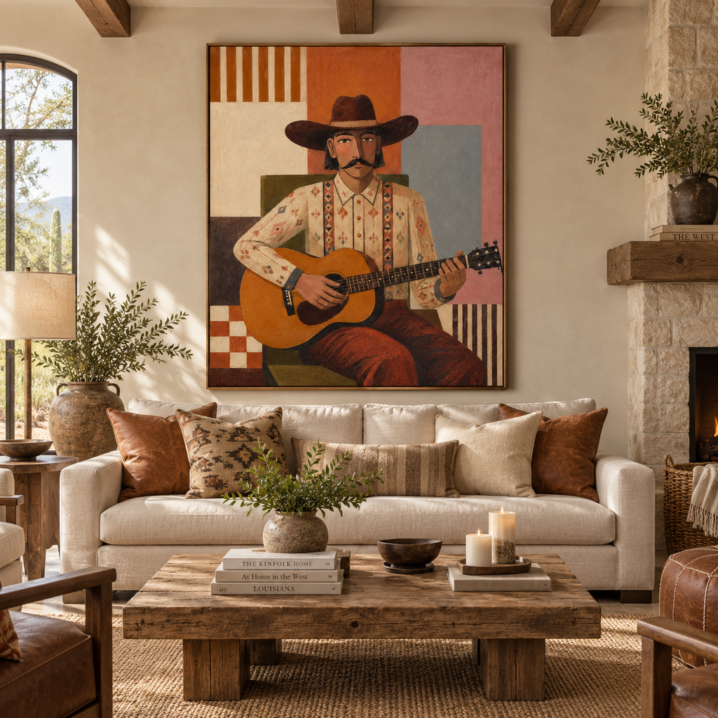 ARBYNART Vintage Americana Art | Melody of the Arid Plains