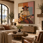 ARBYNART Vintage Americana Art | Melody of the Arid Plains