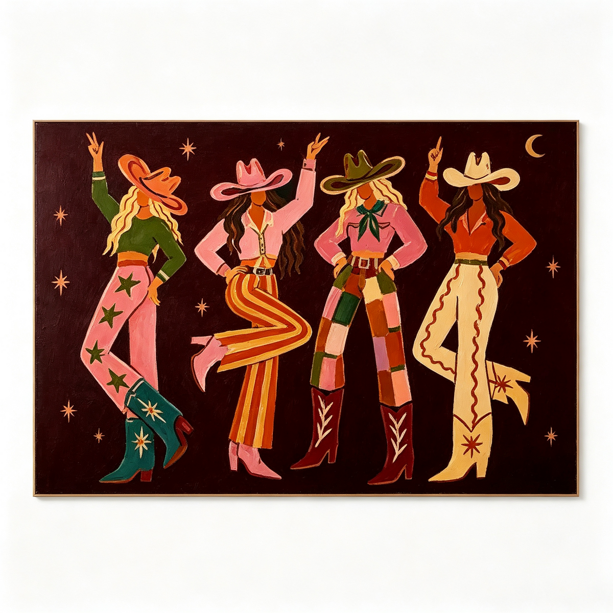ARBYNART POP Art | Midnight Hymn of the Wild Sisters