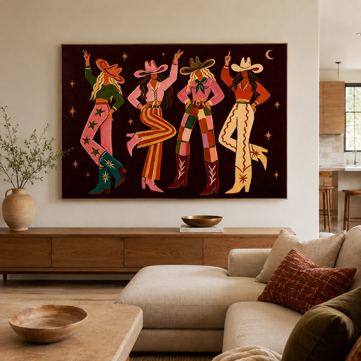 ARBYNART POP Art | Midnight Hymn of the Wild Sisters