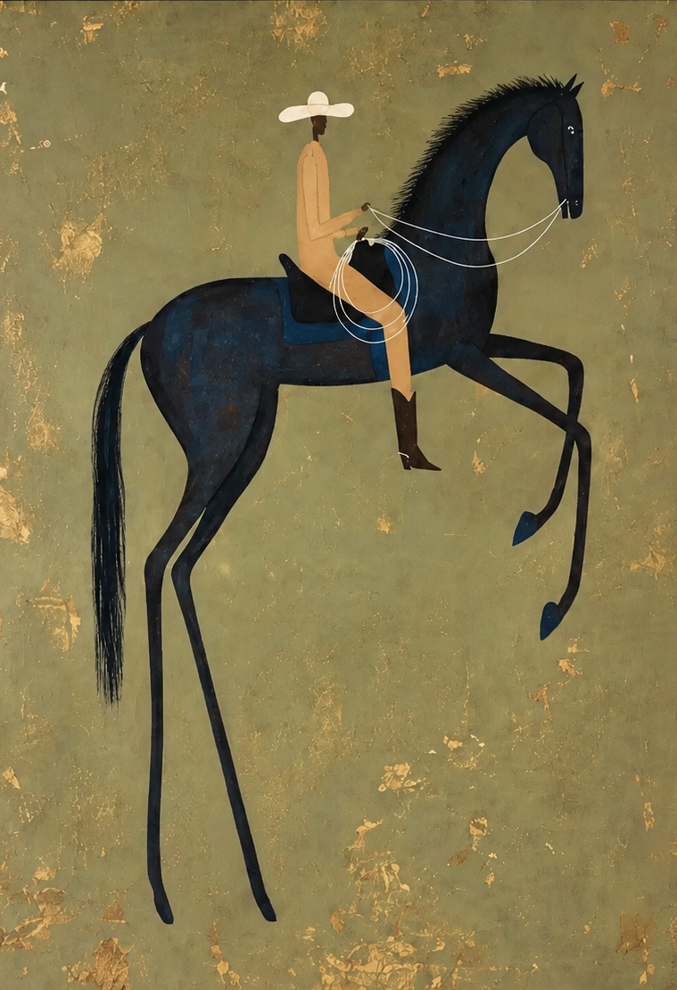 ARBYNART Vintage Americana Art | Midnight Grace