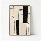 ARBYNART Abstract Art | Minimal Black Grid