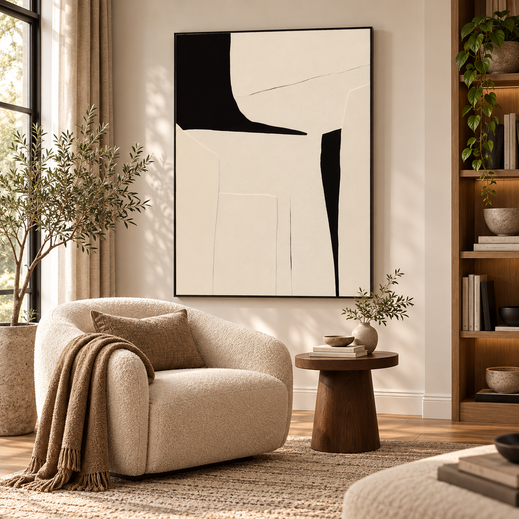 ARBYNART Abstract Art | Minimal Shape Balance