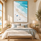 ARBYNART Impressionist Art | Mint Shallows beside a Bright Sand