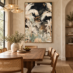 ARBYNART Abstract Art | Mint and Ivory Jungle Depths