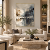 ARBYNART Abstract Art | Misty City Reflections
