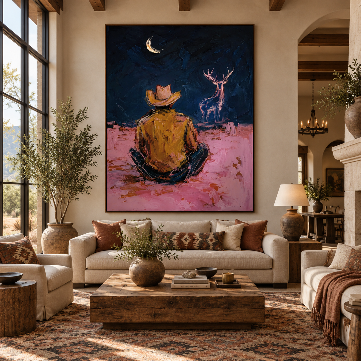ARBYNART POP Art | Moonbeams Over the Silent Range