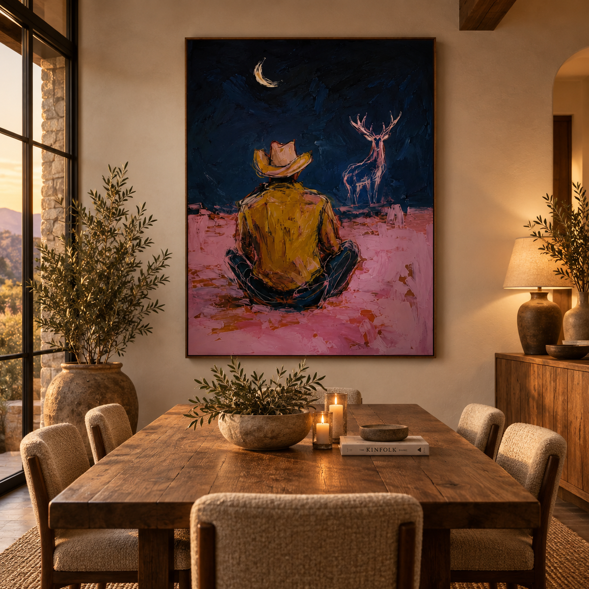 ARBYNART POP Art | Moonbeams Over the Silent Range
