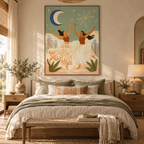ARBYNART Vintage Americana Art | Moonlight Dance