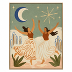 ARBYNART Vintage Americana Art | Moonlight Dance