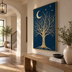 ARBYNART Contemporary Luxe Art | Moonlit Branch Reverie