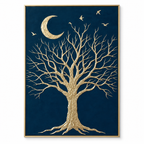 ARBYNART Contemporary Luxe Art | Moonlit Branch Reverie