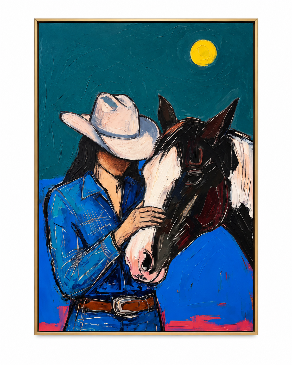 ARBYNART POP Art | Moonlit Gentle Bond