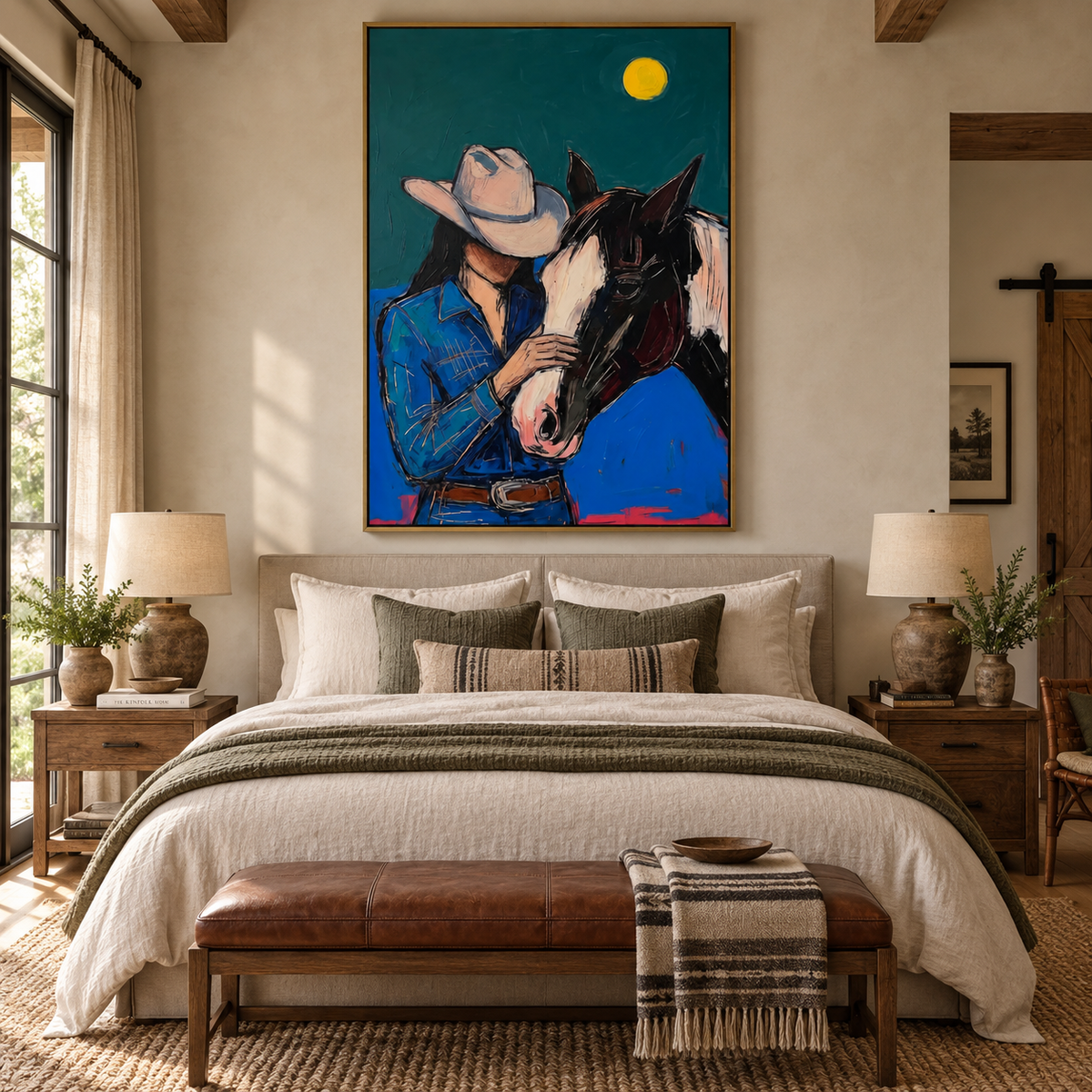 ARBYNART POP Art | Moonlit Gentle Bond