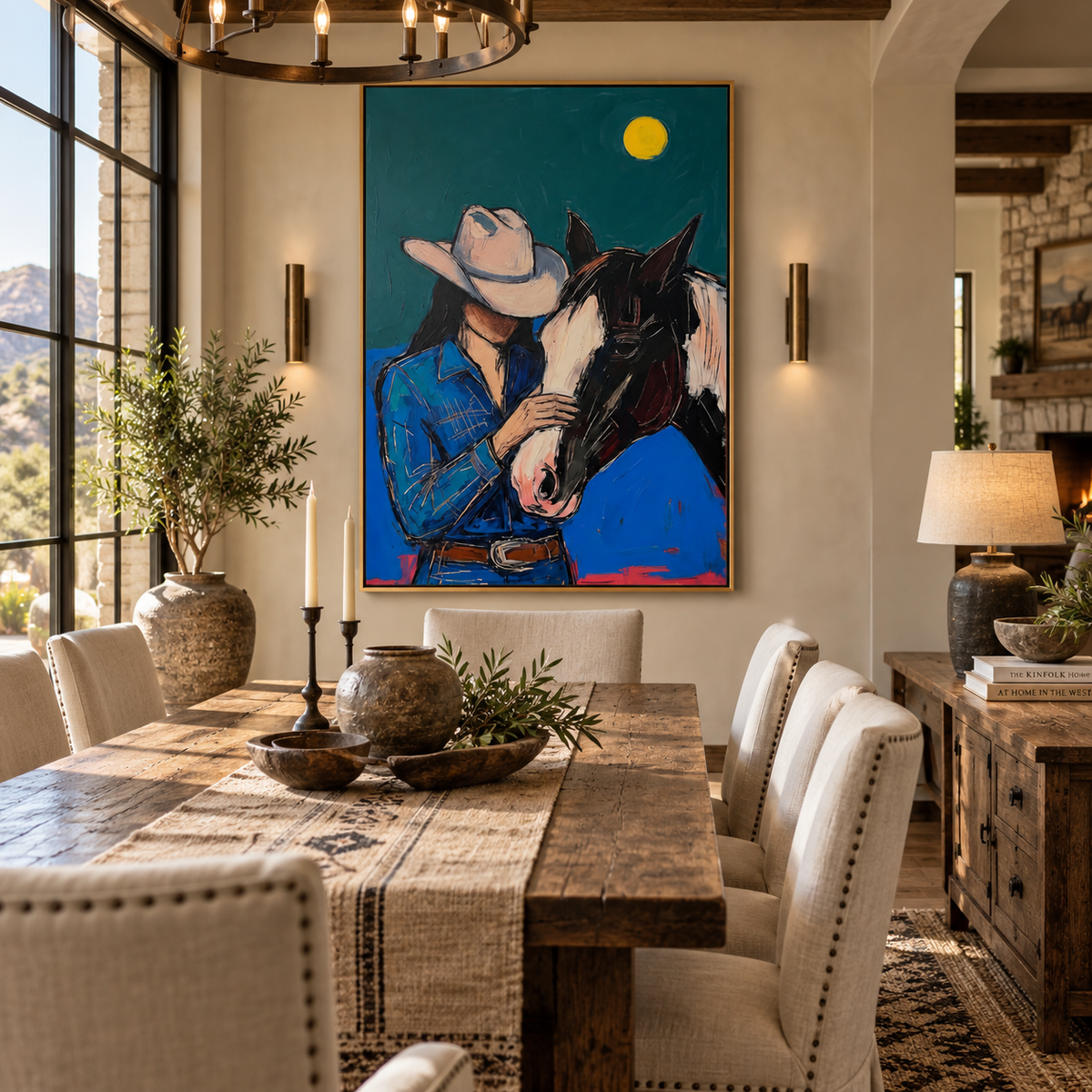 ARBYNART POP Art | Moonlit Gentle Bond