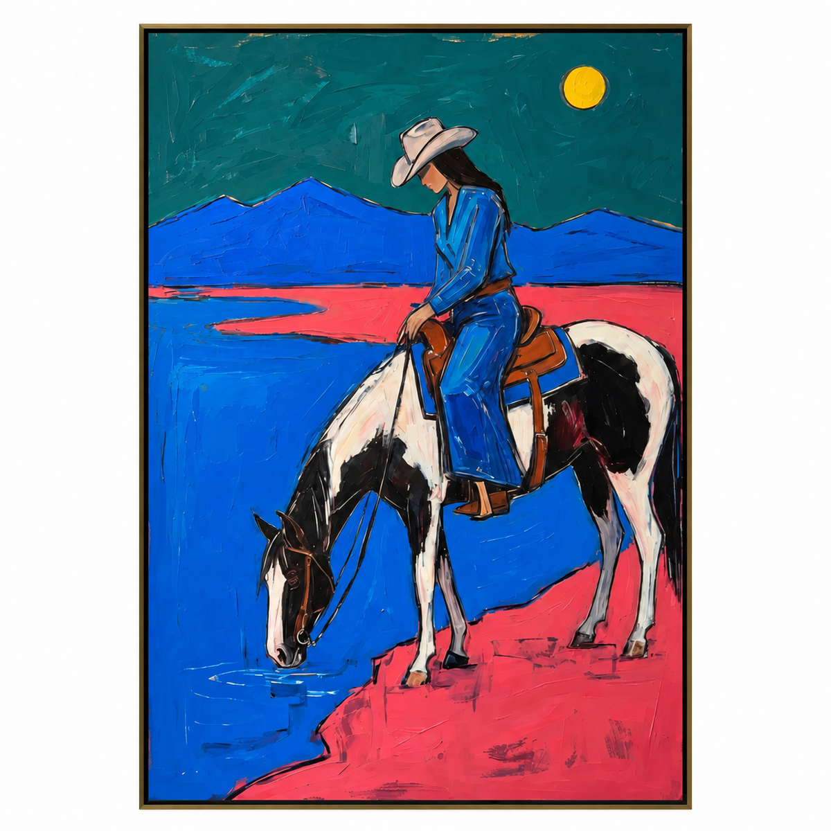 ARBYNART POP Art | Moonlit Water Rider
