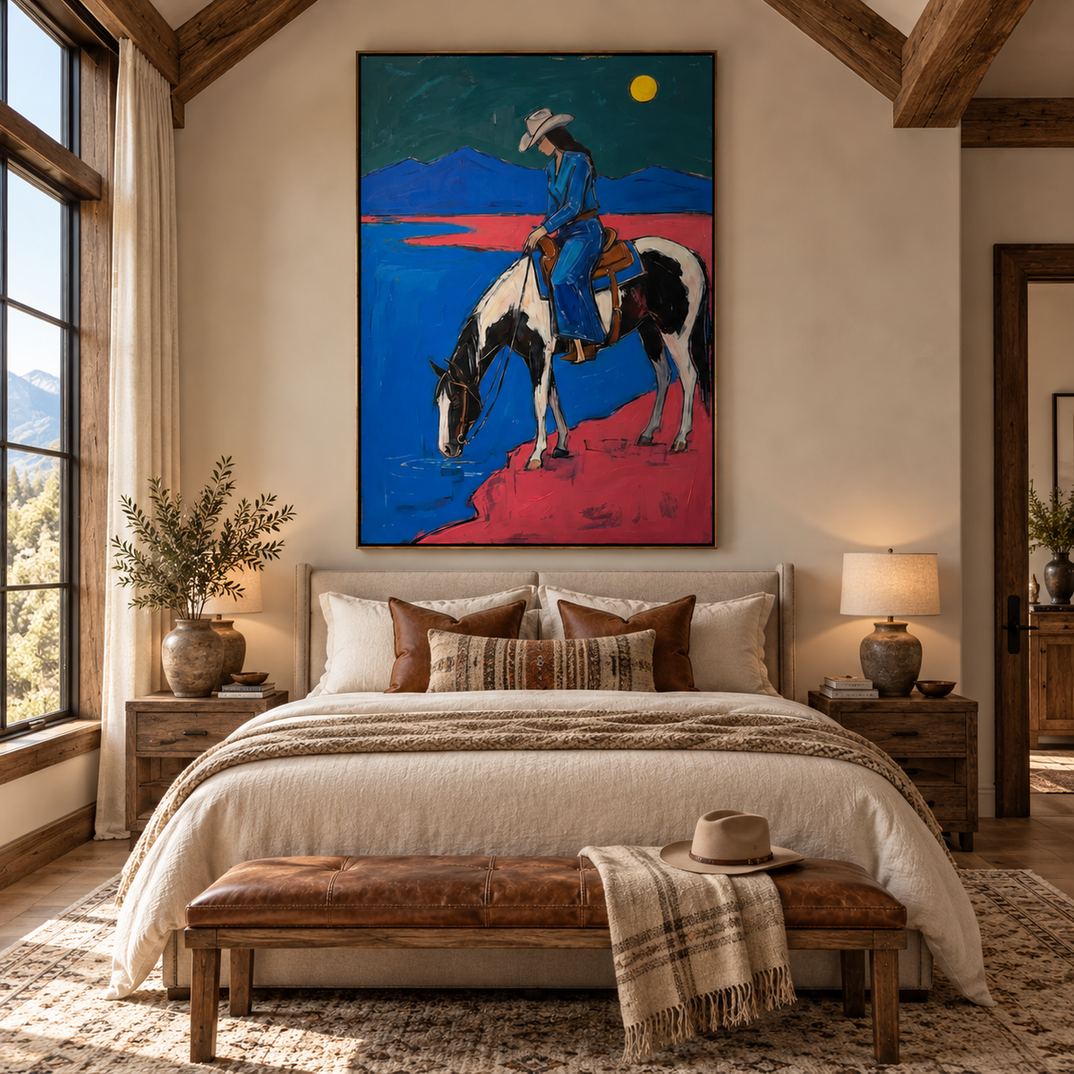 ARBYNART POP Art | Moonlit Water Rider