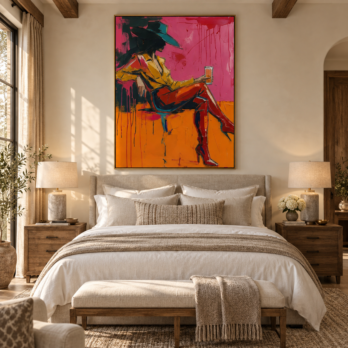 ARBYNART POP Art | Neon Cowgirl