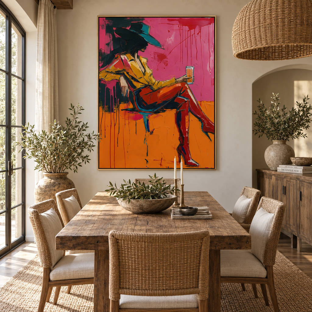 ARBYNART POP Art | Neon Cowgirl