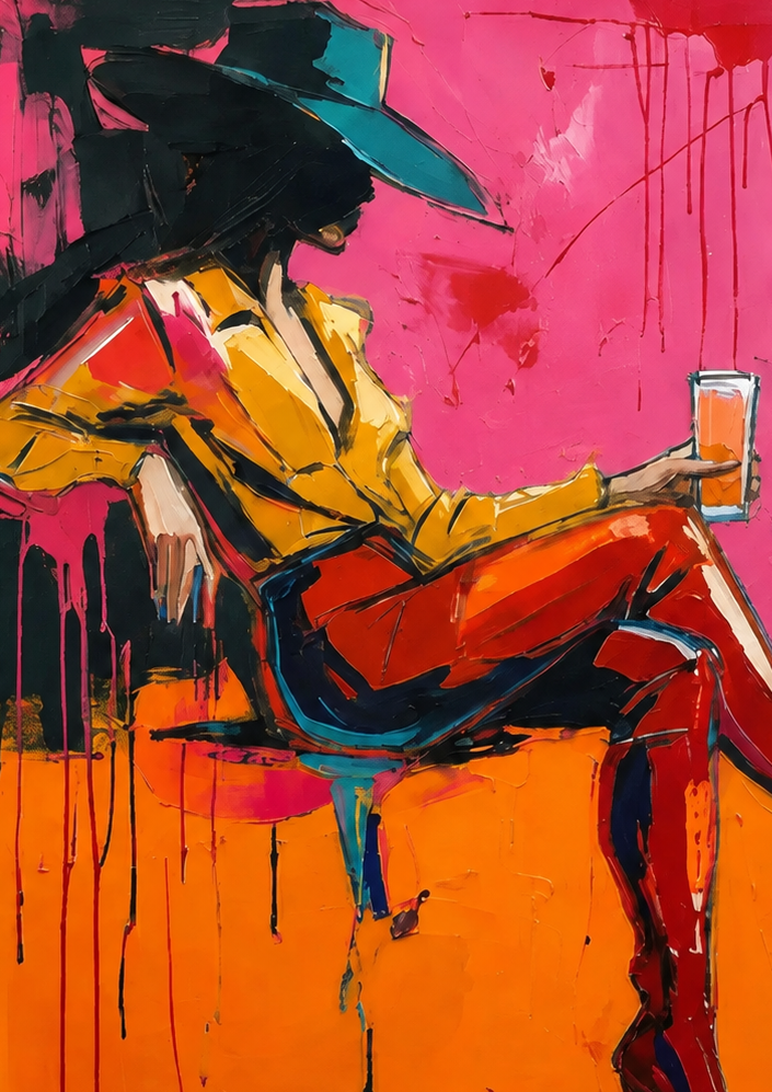 ARBYNART POP Art | Neon Cowgirl