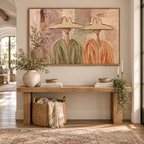 ARBYNART Vintage Americana Art | Neutral Hat Companions