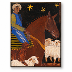 ARBYNART Vintage Americana Art | Night Rider