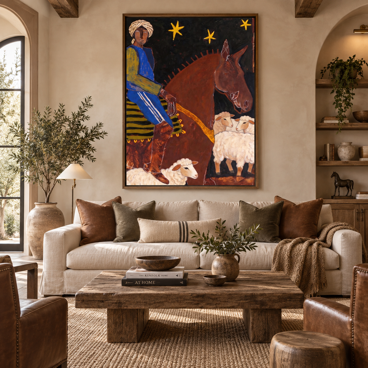 ARBYNART Vintage Americana Art | Night Rider