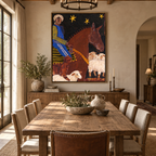 ARBYNART Vintage Americana Art | Night Rider