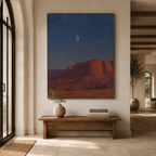 ARBYNART Vintage Americana Art | Nocturne Above the Silent Butte