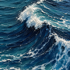ARBYNART Impressionist Art | Ocean Crest Foam