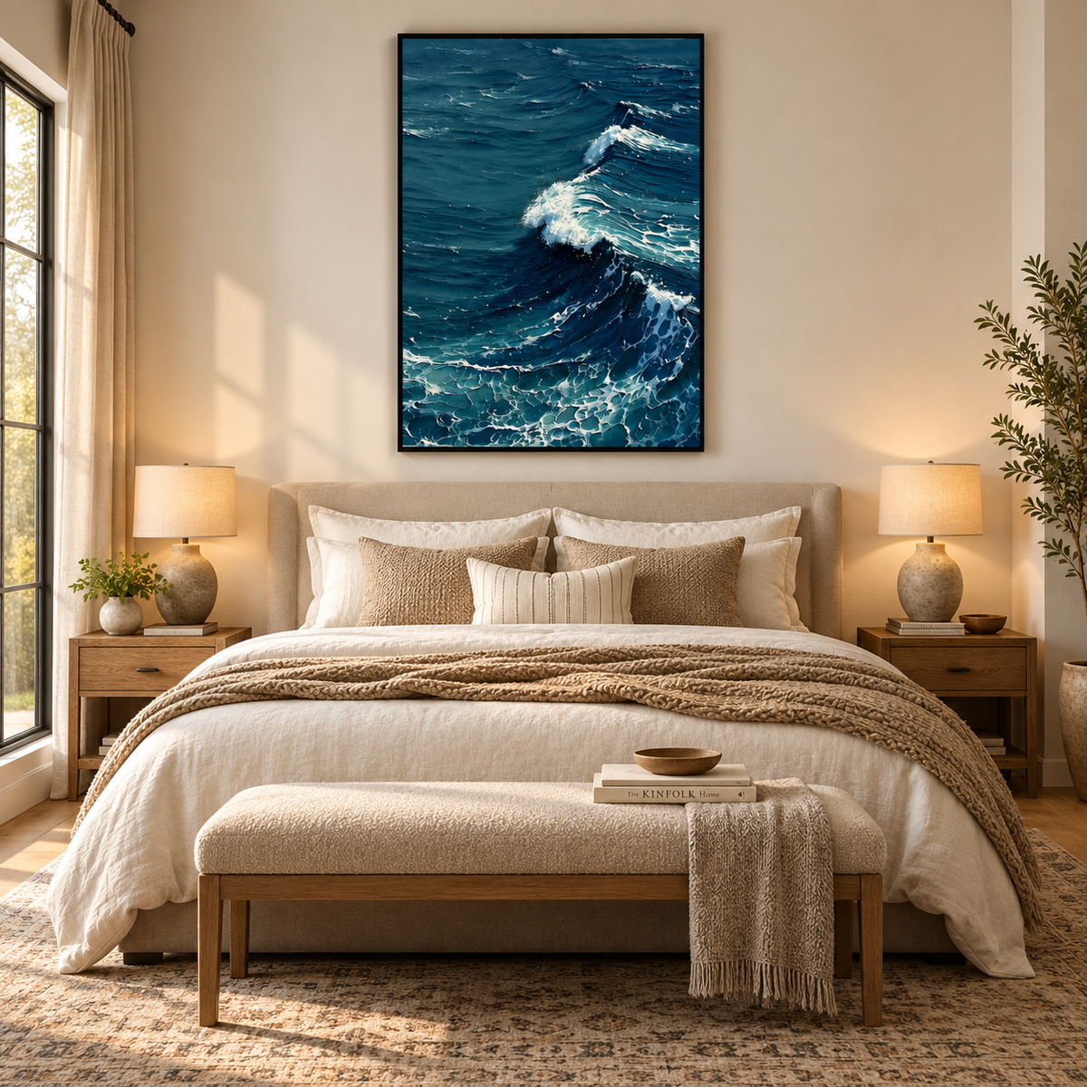 ARBYNART Impressionist Art | Ocean Crest Foam