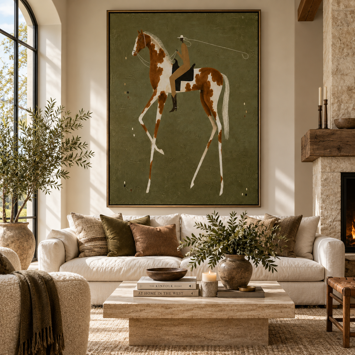 ARBYNART Vintage Americana Art | Ochre Daydream
