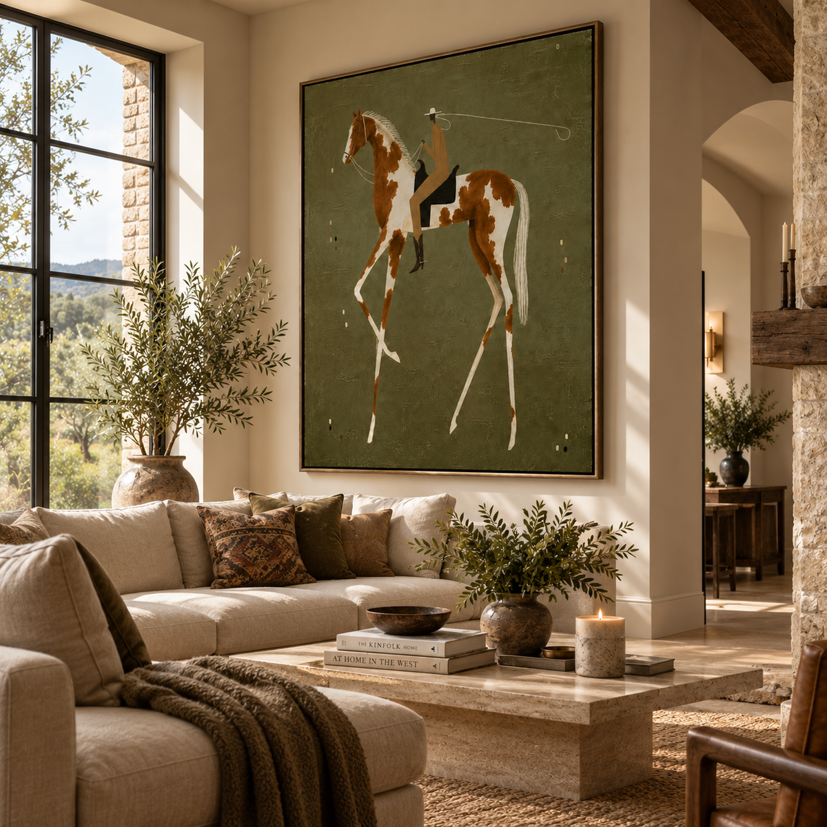 ARBYNART Vintage Americana Art | Ochre Daydream