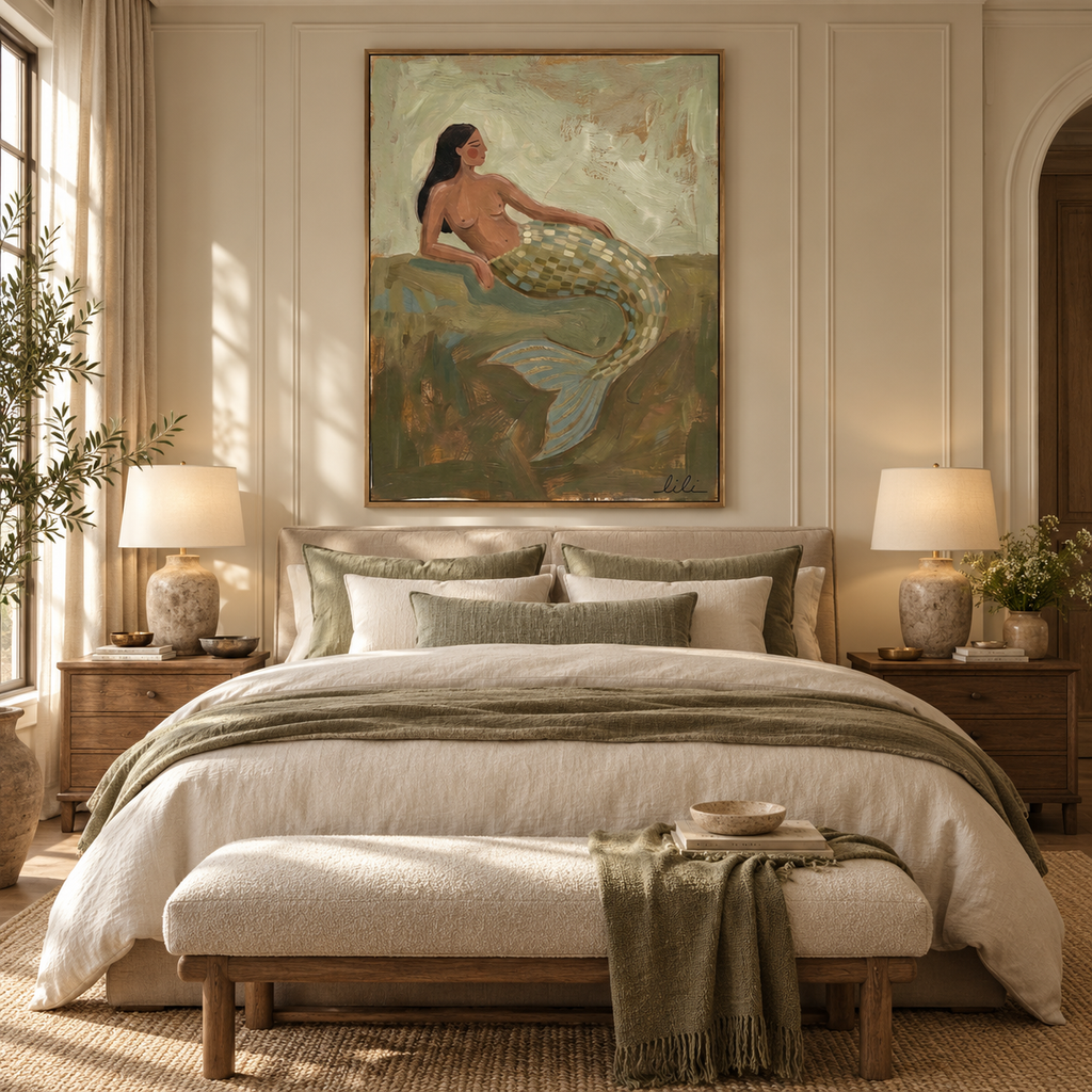 ARBYNART Surreal Art | Olive Tide Reverie