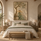 ARBYNART Vintage Americana Art | Olive Tree Reader