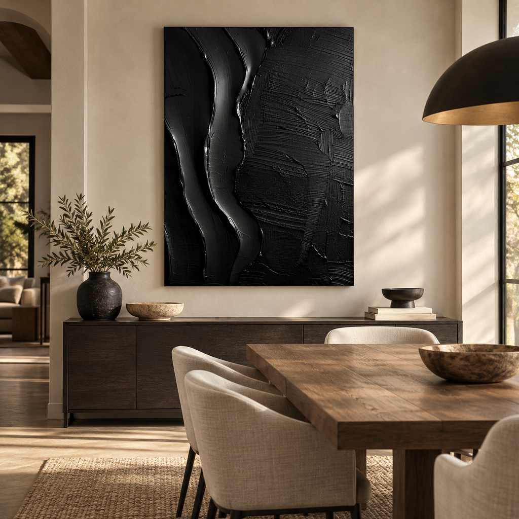 ARBYNART 3D Textured Art | Onyx Flow Texture