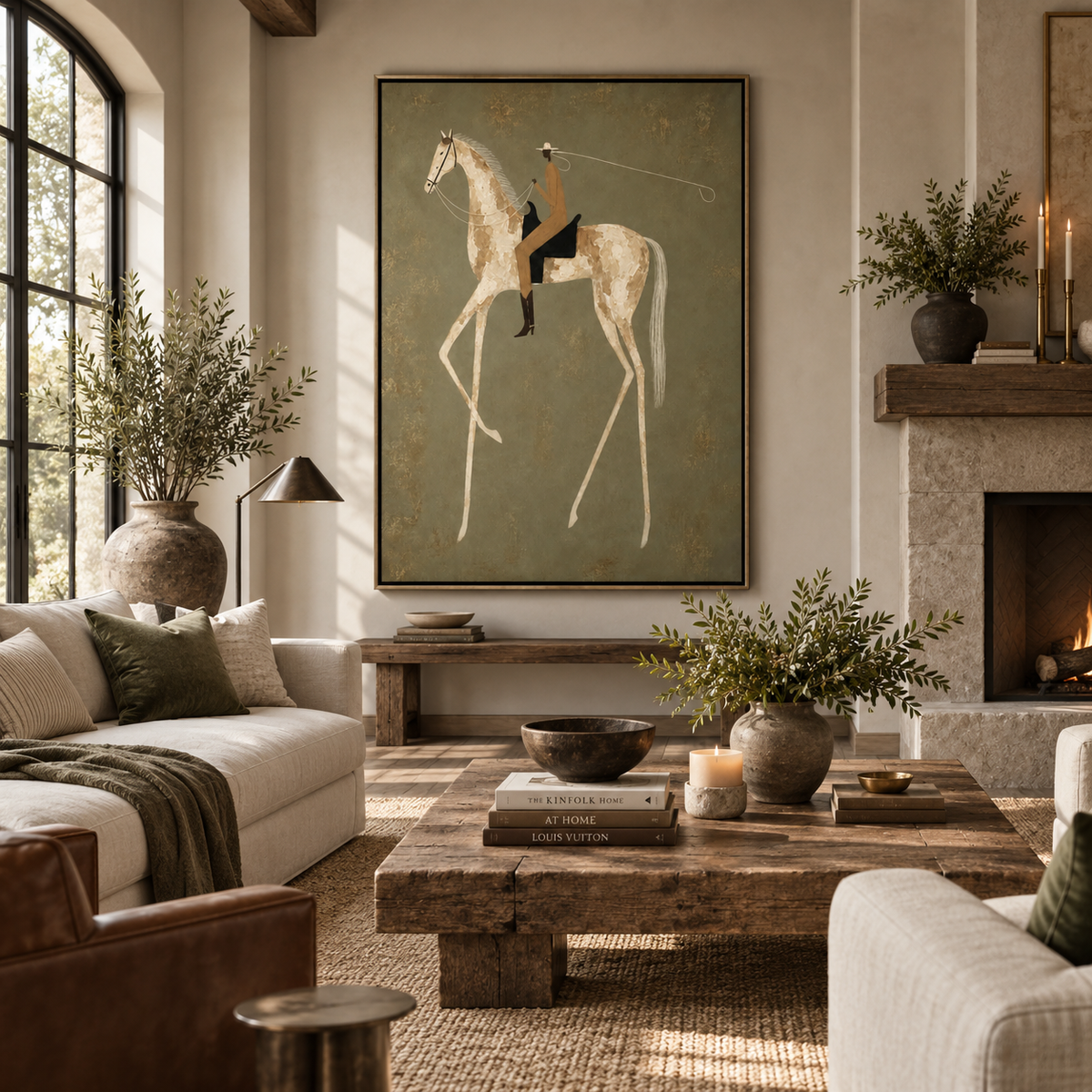 ARBYNART Vintage Americana Art | Pale Canter
