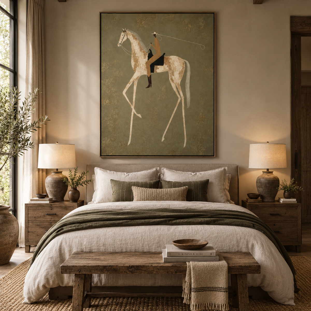 ARBYNART Vintage Americana Art | Pale Canter