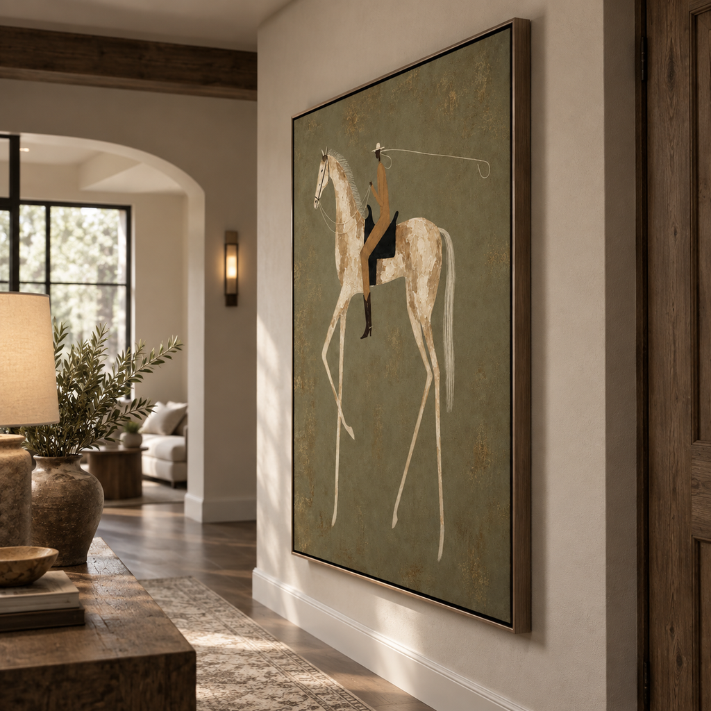 ARBYNART Vintage Americana Art | Pale Canter