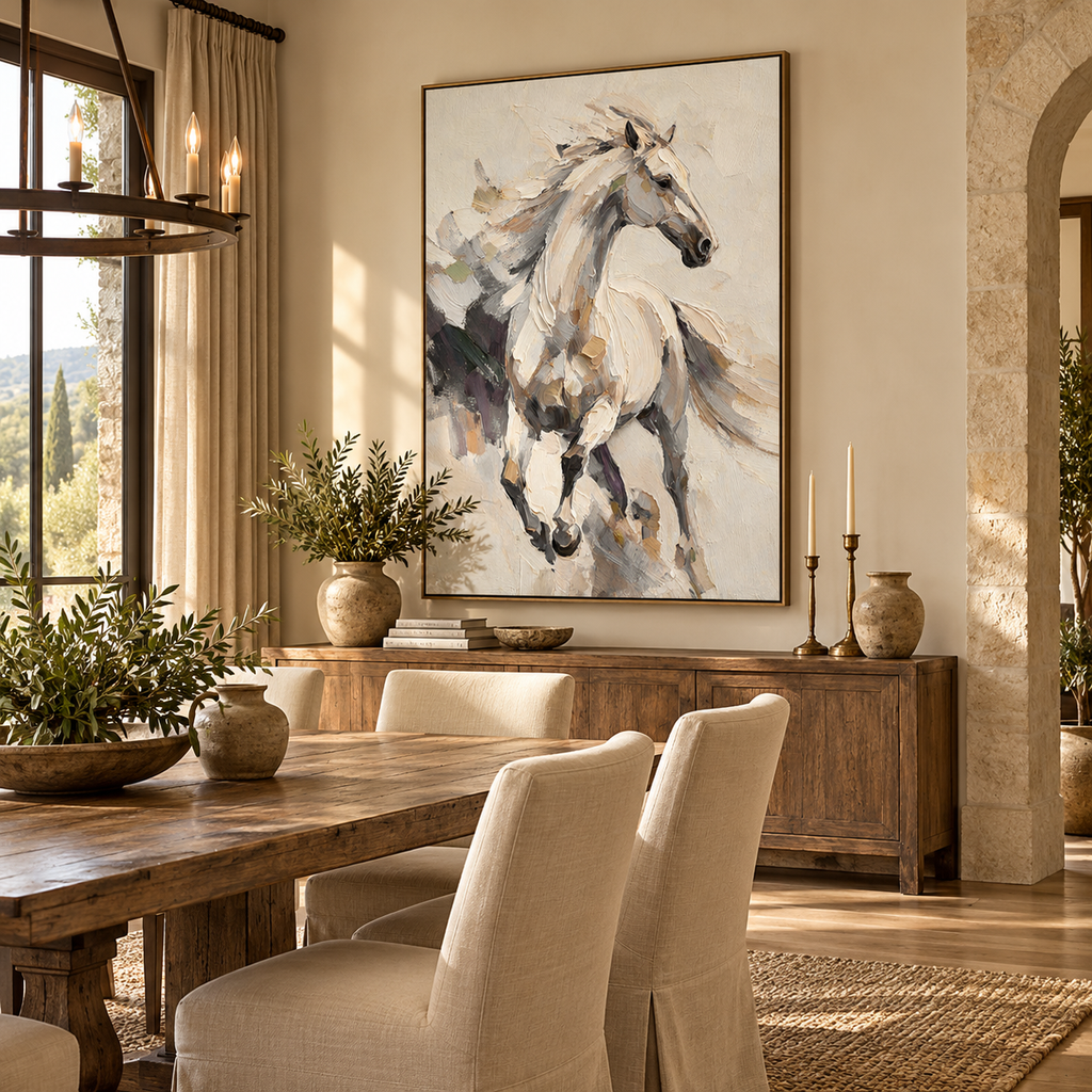 ARBYNART Americana Art | Pale Horse in Stride