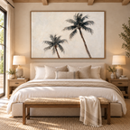 ARBYNART Impressionist Art | Palms in Gentle Breeze