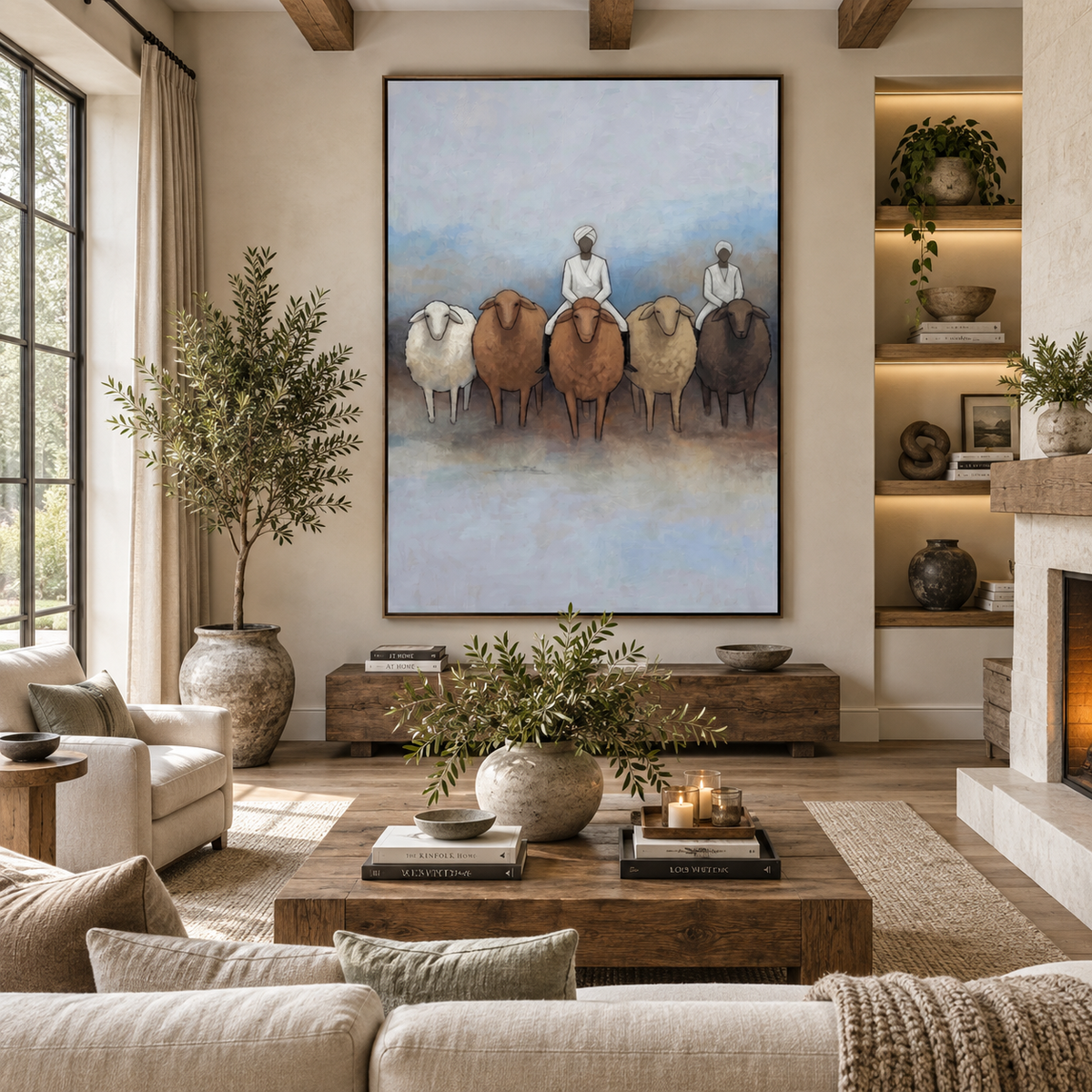 ARBYNART Vintage Americana Art | Pastoral Silence