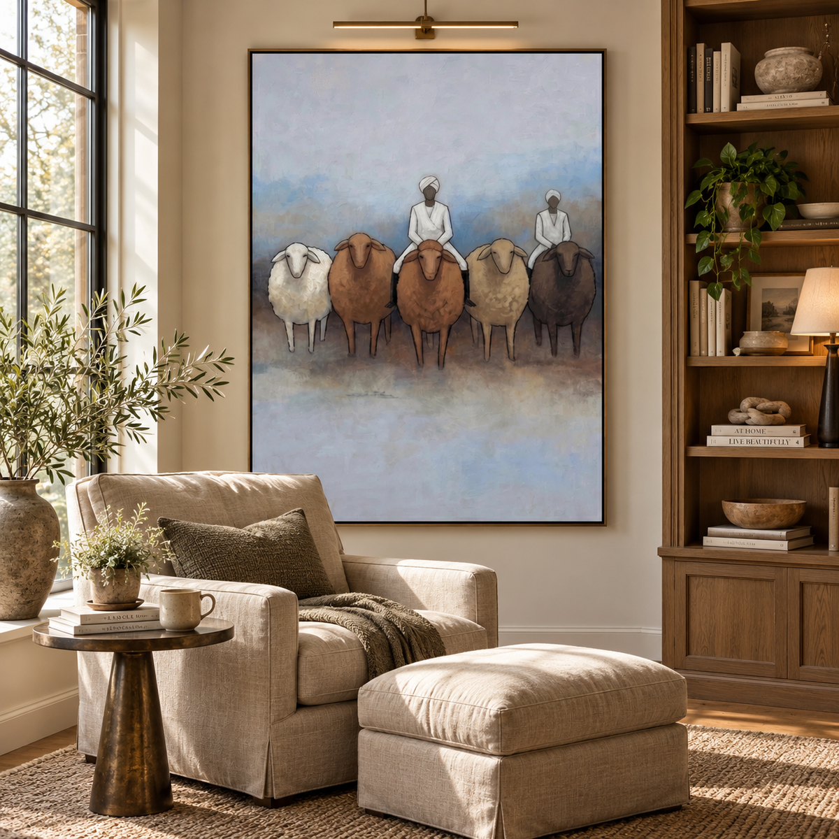 ARBYNART Vintage Americana Art | Pastoral Silence