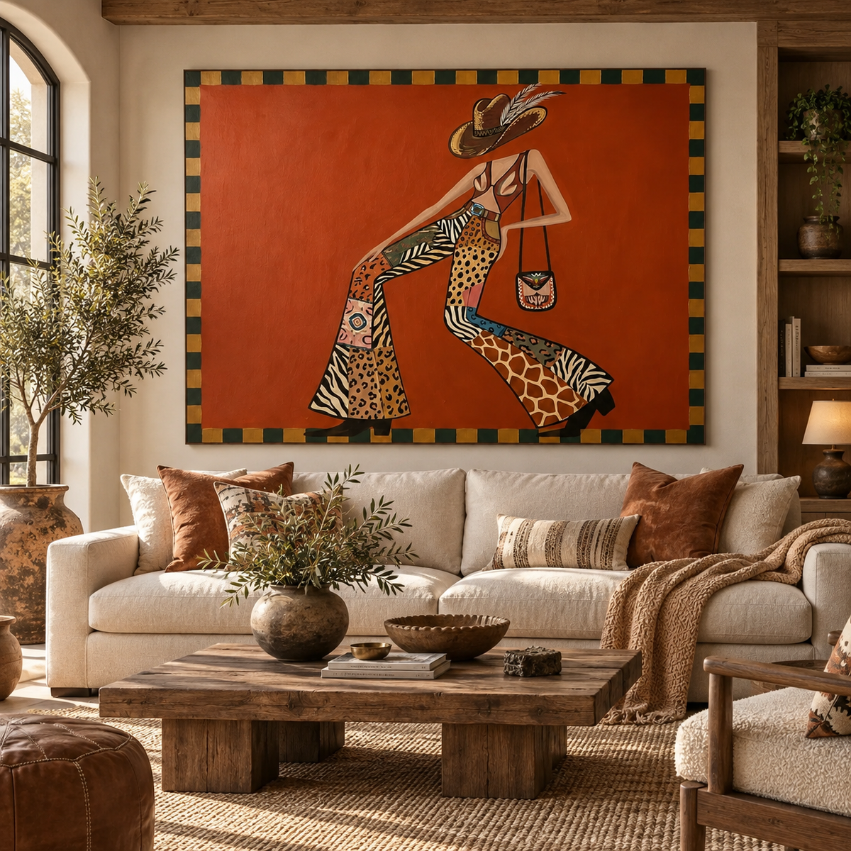 ARBYNART POP Art | Patterned Cowgirl Strut