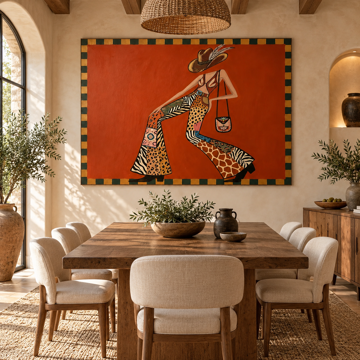 ARBYNART POP Art | Patterned Cowgirl Strut
