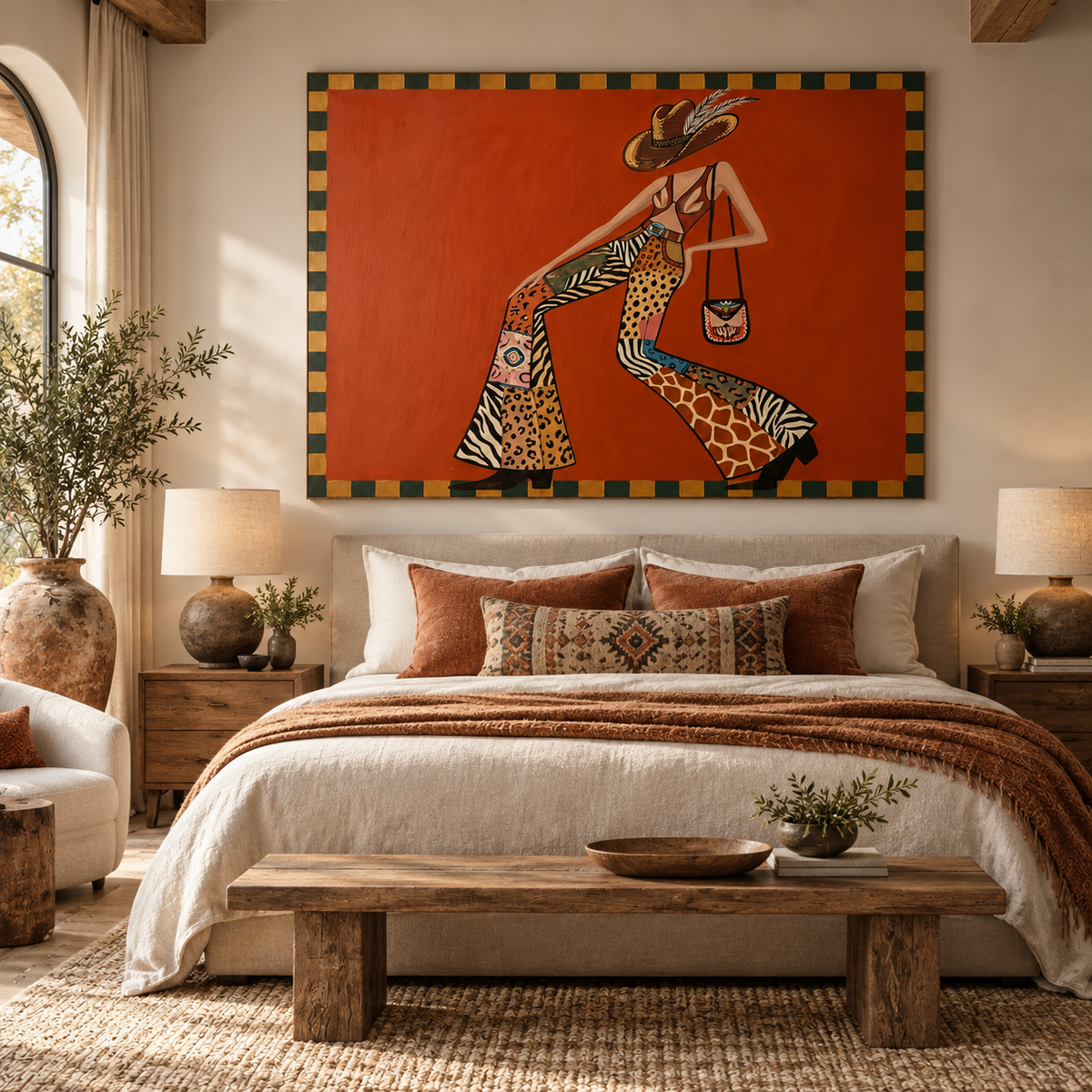 ARBYNART POP Art | Patterned Cowgirl Strut